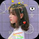 Live face sticker sweet camera