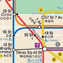 Map of NYC Subway: offline MTA