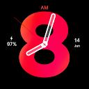 Hybrid Red Watch Face